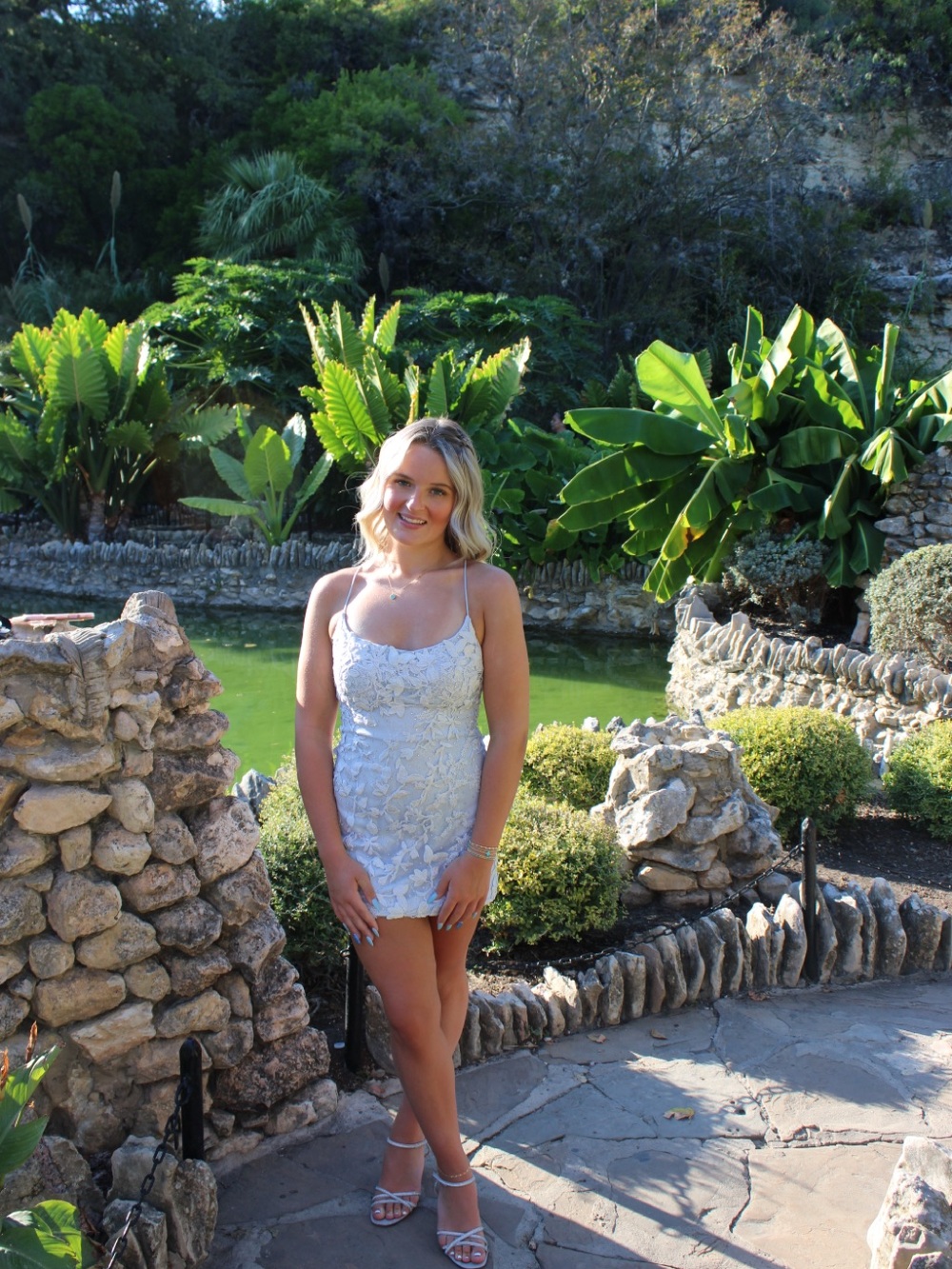 Light Blue Hoco dress